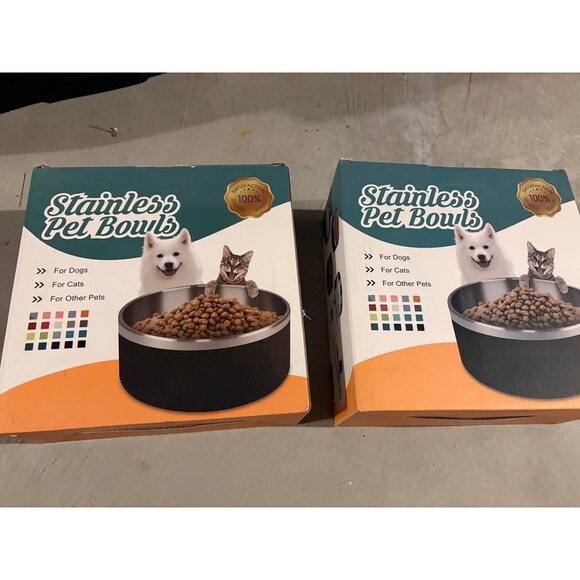 Other - NIB set of 2 dog cat food bowls